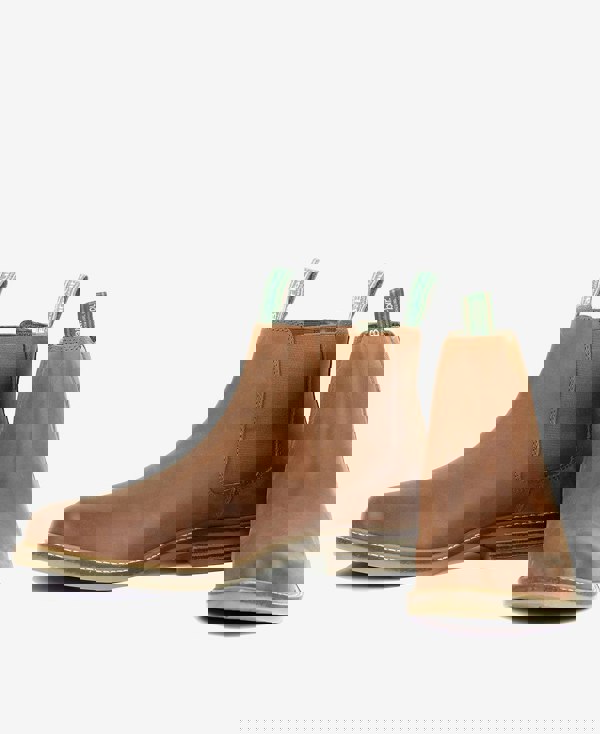 Barbour FARSLEY Mens Chelsea Boots Tan