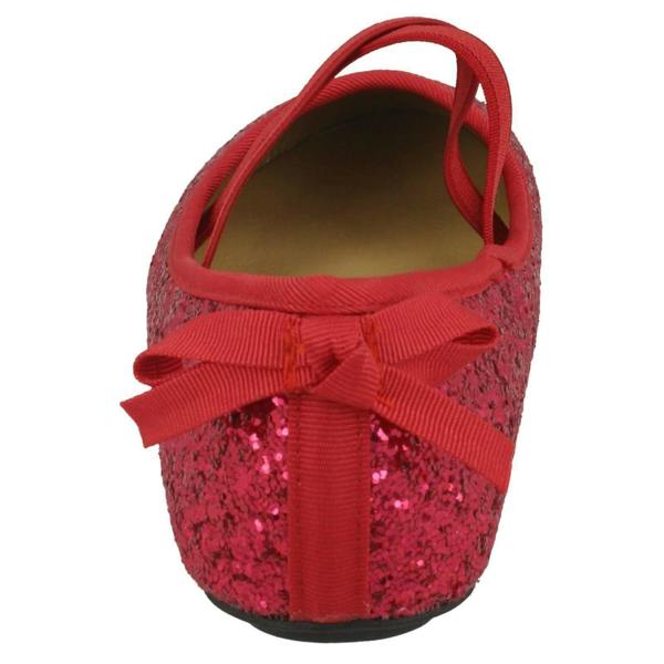 Spot On Girls Spot On Elastic Strap Ballerinas
