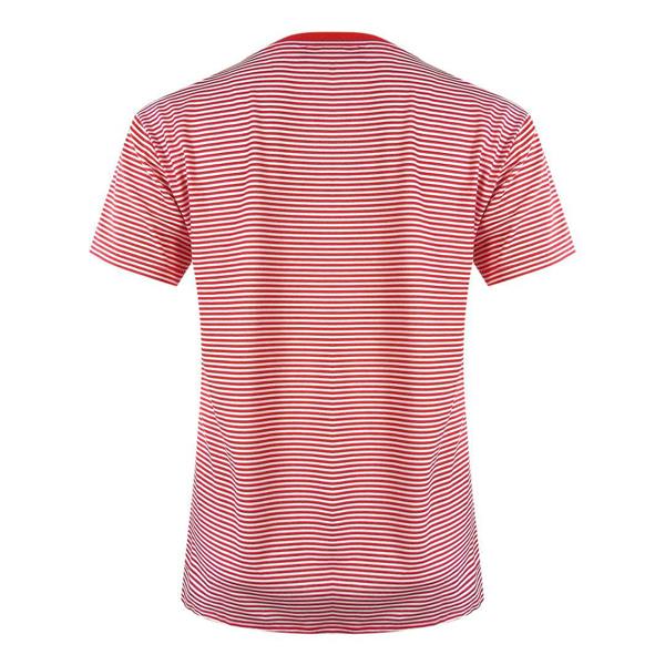 Moschino Love Moschino Navy Logo Red And White Stripped T-Shirt