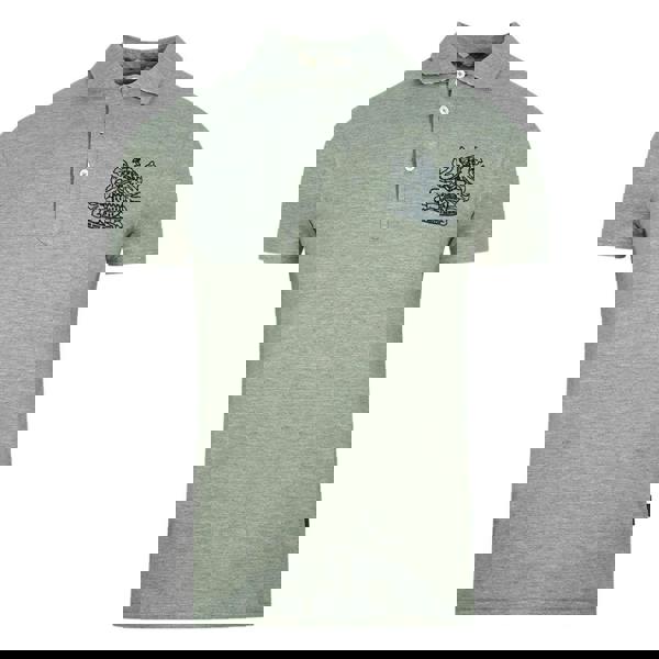 Aquascutum Unisex Adult Aldis Chest Logo Polo Shirt - Grey - 