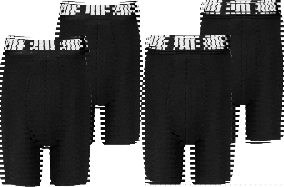 Puma - 2 - Pack Everyday Basic Boxer Briefs, Black - Boxers - and - Briefs.net