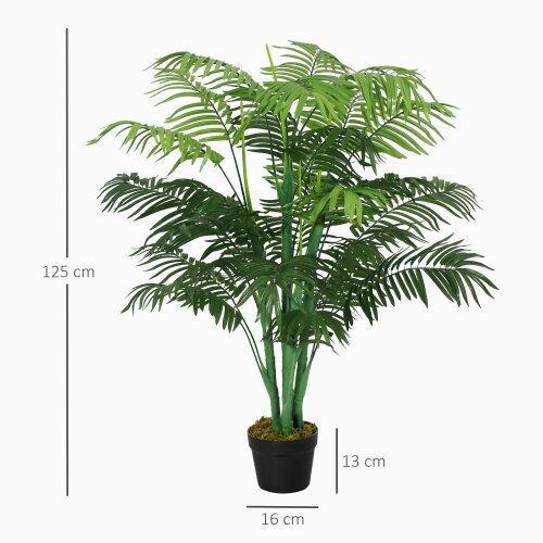 Wyld Haus Vavi Artificial Green Palm Style Tree In Nursery Pot For Home And Office Styling