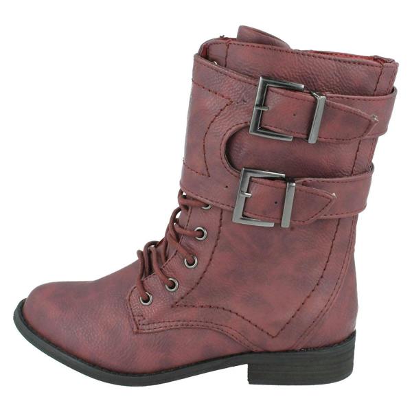Spot On Girls Spot On Boots With Buckle Design