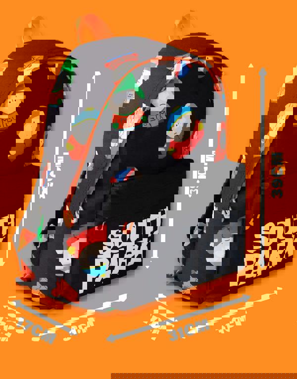 South Park Unisex Multicoloured Character All Over Print Backpack (One Size)