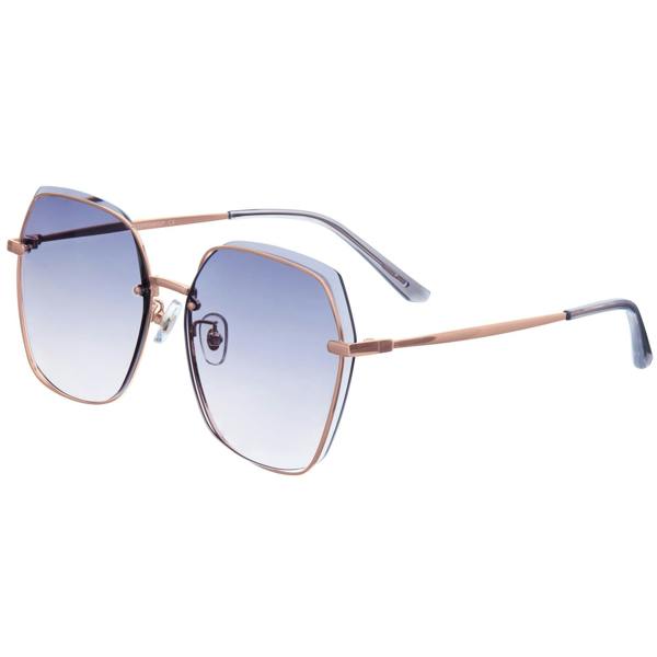 Bertha Renata Sunglasses - Rose Gold/Purple - BRSBR046GP