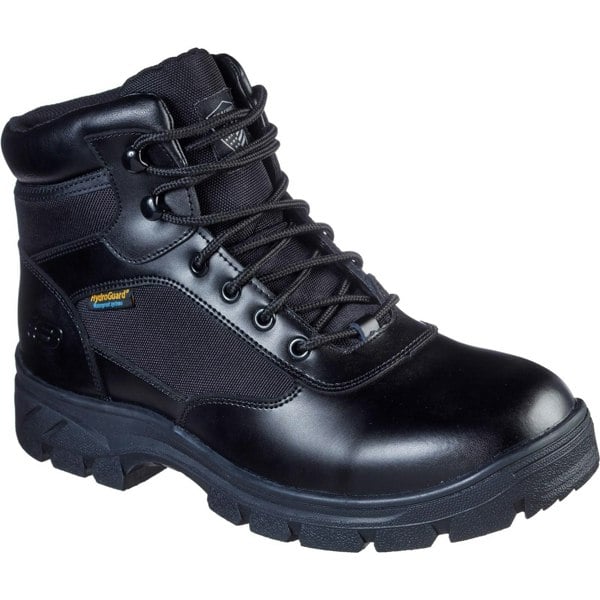 Skechers Mens Wascana Benen Leather Safety Boots - Black