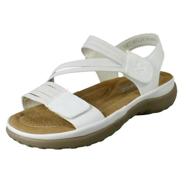Rieker Ladies Rieker Casual Hook and Loop Strap Sandals 64870