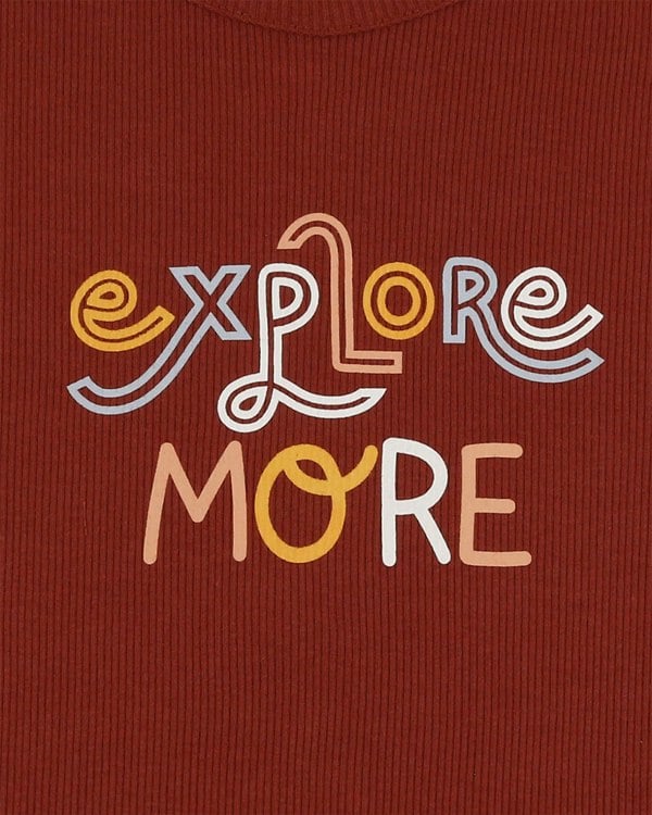 Red organic cotton kids short-sleeve t-shirt
