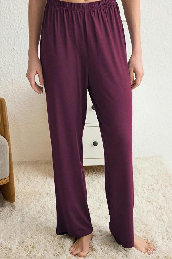 Collar Button-Through Long Sleeve Relaxed Fit Pyjama Set