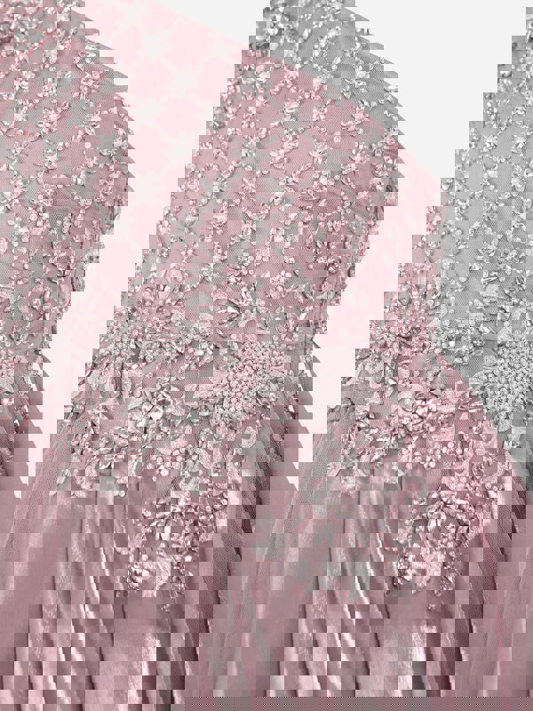 Maison Ava Girls Belinda Occasion Dress in Purple