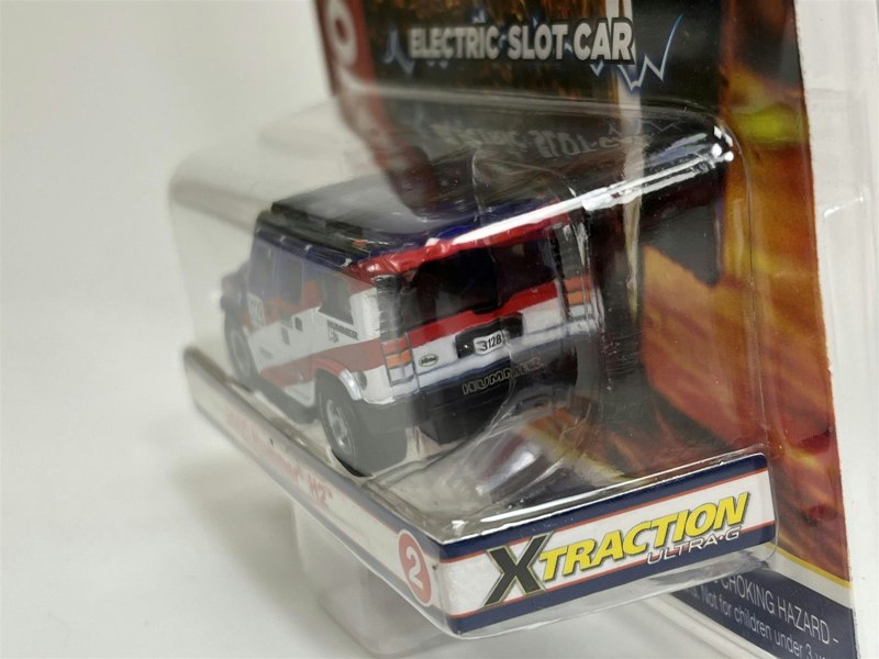 Auto World Slot Cars 2005 Hummer H2 #3128 HO Scale Slot Car X Traction Rally Auto World SC380-2