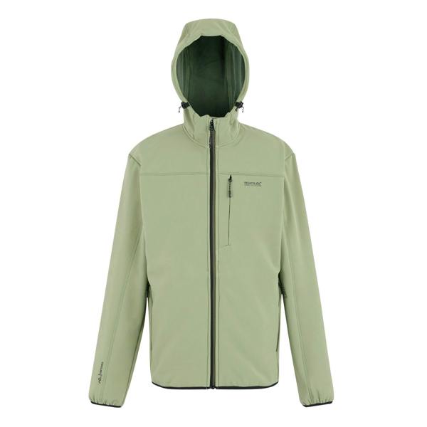 Regatta Mens Ossek Soft Shell Jacket - Oil Green - 