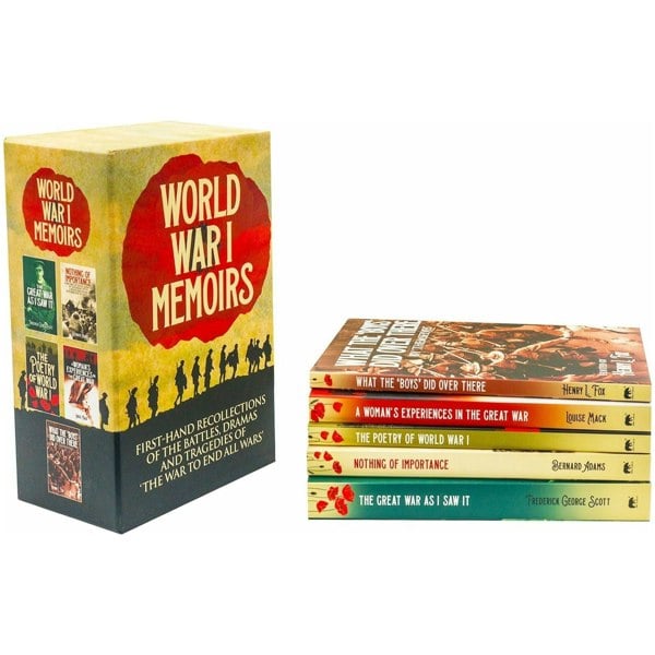 Arcturus World War I Memoirs Collection 5 Books Box Set by Bernard Adams