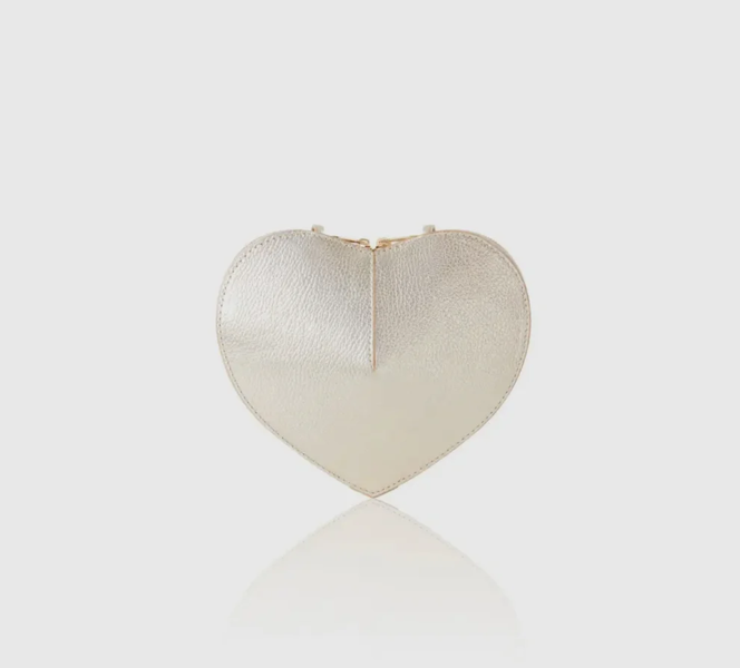 Scott-Samuel Heart Leather Handbag