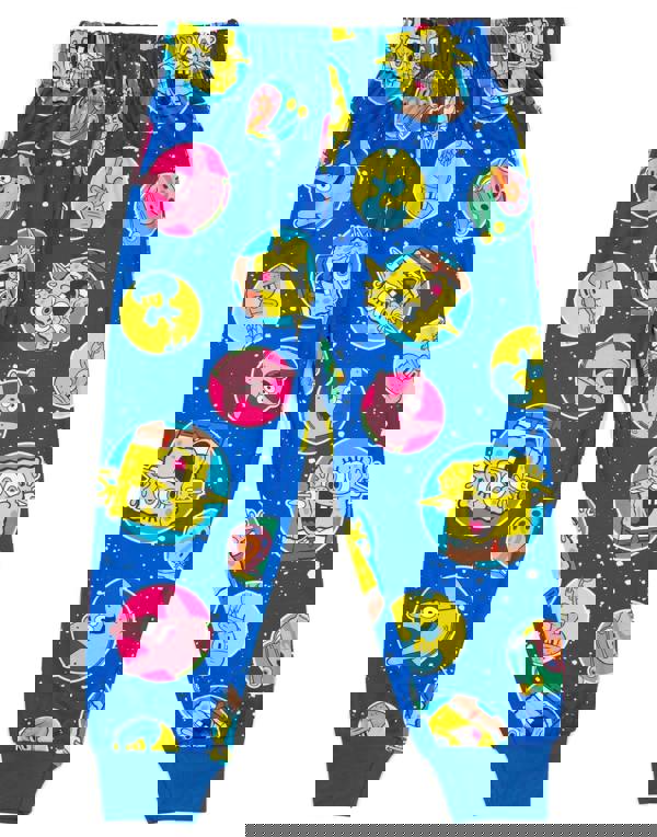 SpongeBob SquarePants Boys Blue Short Sleeve Long Leg Pyjama Set