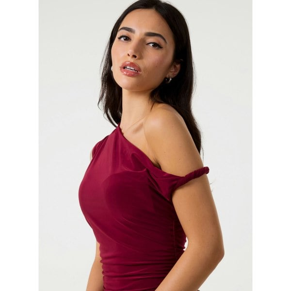 Pink Vanilla Twist Shoulder Top