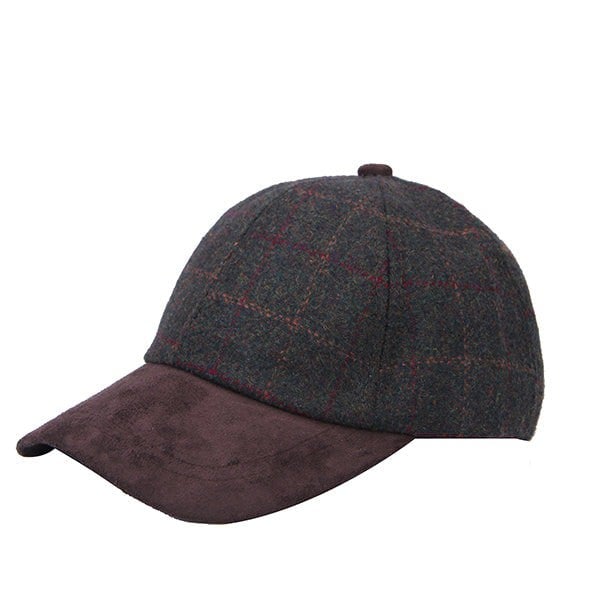 Heritage Traditions Tweed Suede Baseball Cap