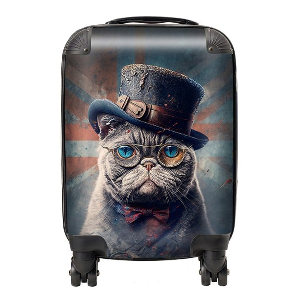 Warren Reed British Shorthair Cat Splashart Suitcase