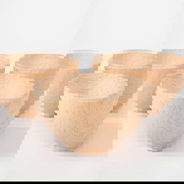 tickit Natural Wooden Bowls