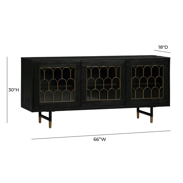 Furniture Edit Gatsby Wood Buffet Sideboard