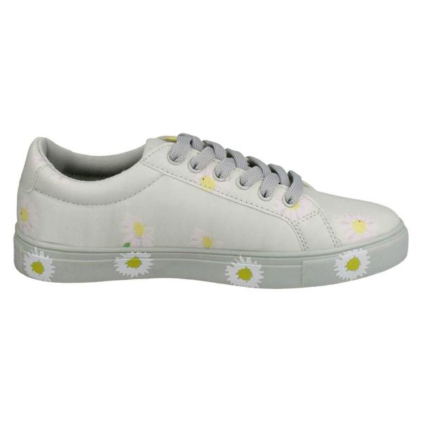 Spot On Ladies Spot On Daisy Print Pumps F80348