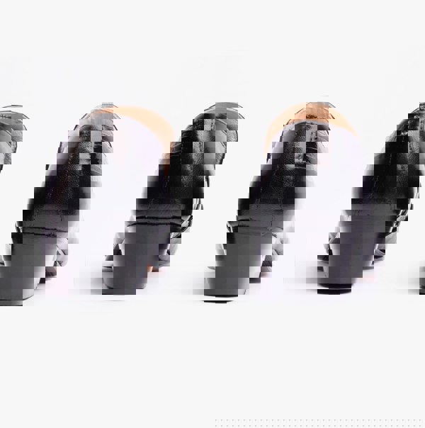 Montecatini PABLO Mens Cuban Heel Reptile Leather Shoes Black