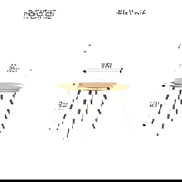 Artemis Outdoor Round Dining Table & Dining Chair, For Patio Garden-Weilai Concept-Weilai Concept