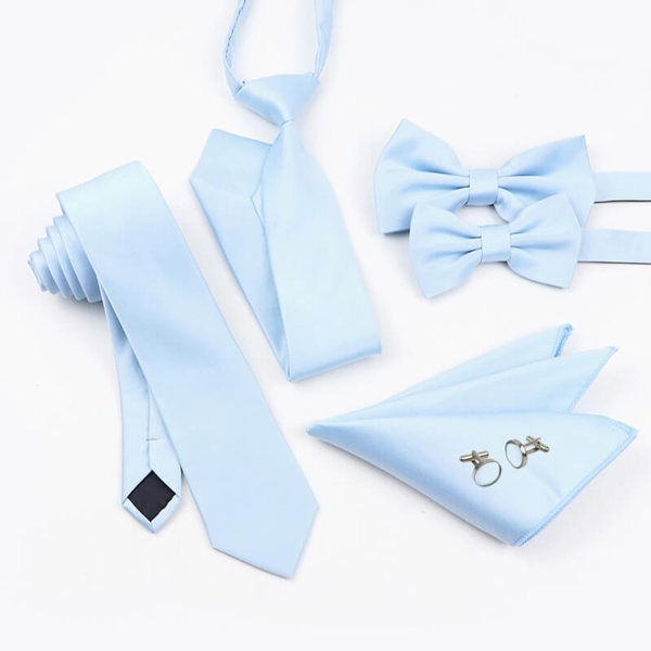 Baby Blue tie and accessories set