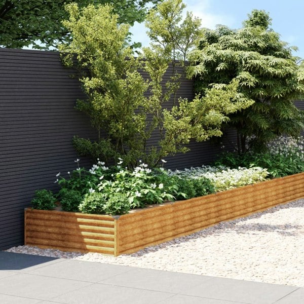Berkfield Garden Raised Bed 960x100x36 cm Corten Steel