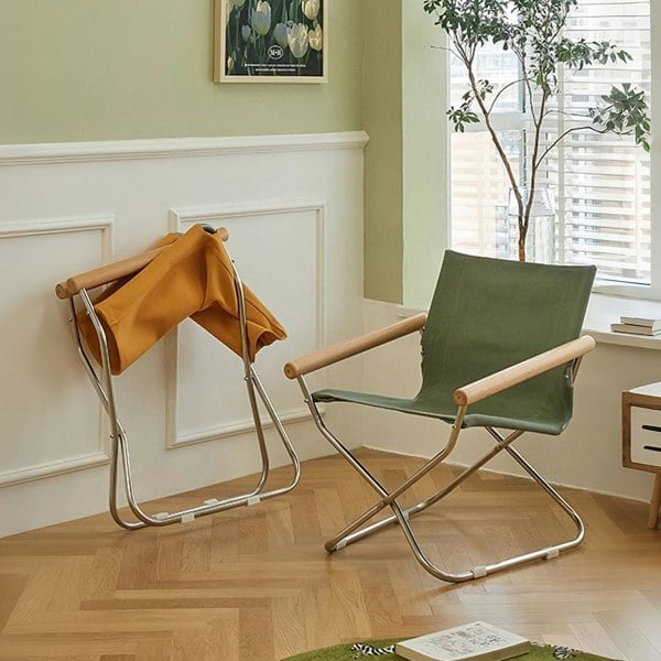 Weilai Concept Kato Foldable Armchair, Stainless Steel