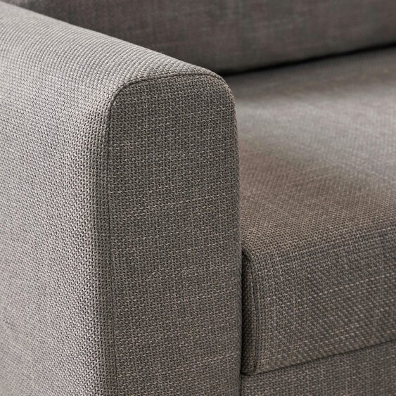 Wyld Haus San Sebastian Right Hand Corner Sofa Upholstered Light Grey Fabric