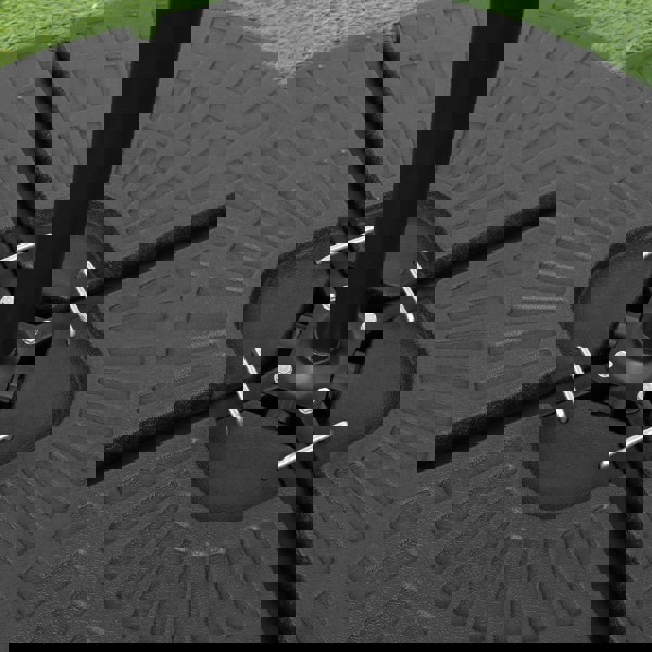 Monstershop Beige Cantilever Parasol & Fan Base