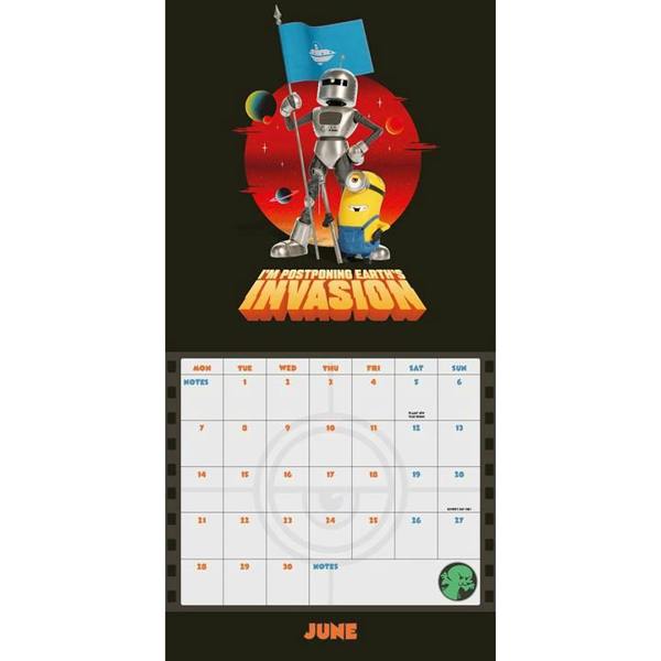 Minions & Monsters Calendar 2027, Wall Calendars, Month To View, Entertainment, Gift