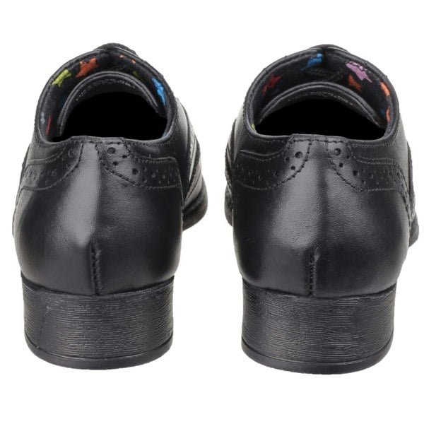 Hush Puppies Kada Junior Leather Girls's Black Brogues