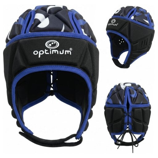 Optimum Razor Rugby Headguard Blue – Lightweight, Durable, Sizes XXS-XS-S-M-L