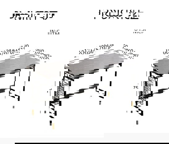 Bleeker Office Desk, Sintered Stone with office desk and chairs