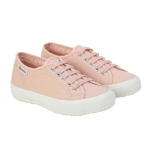 Superga Childrens/Kids Fashion Canvas Flatform Trainers - Pink Blush - 
