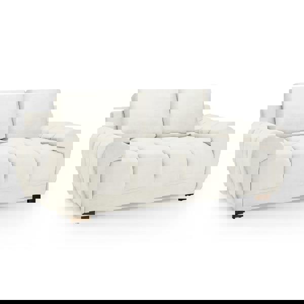 Furnishings For Less Zura Plush Fabric Large 2 Seater Sofa | Cream, Grey or Mocha