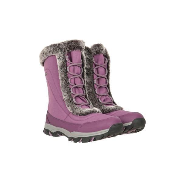 Mountain Warehouse Womens/Ladies Ohio Snow Boots - Dark Purple - 