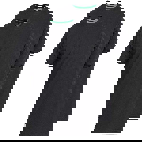 Duke Mens D555 Fenton Kingsize T-Shirt (Pack Of 2) - Black