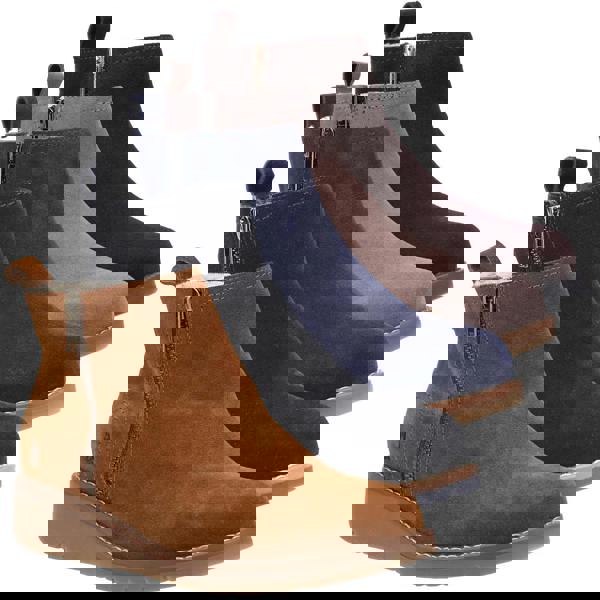 Hush Puppies Libby Womens Wedge Heel Casual Zip-Up Ankle Boots