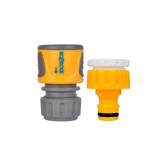 Hozelock Hose Fitting - Yellow/Grey - 