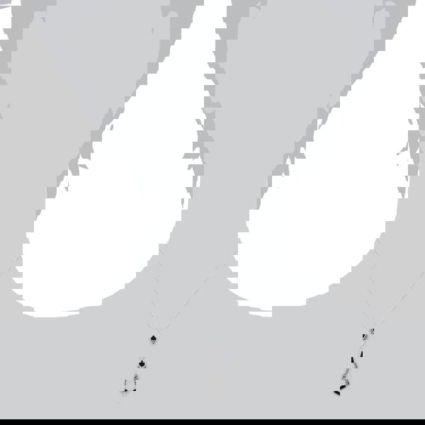 Art Deco Fan Drop Earrings & Necklace Set Image 7