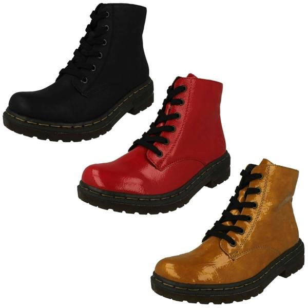 Rieker Ladies Rieker Lace Up Detailed Ankle Boots 78240