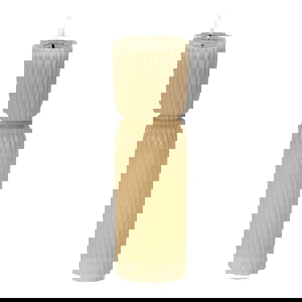 Hill Interiors Luxe Collection Carved Table Lamp - Stone - 