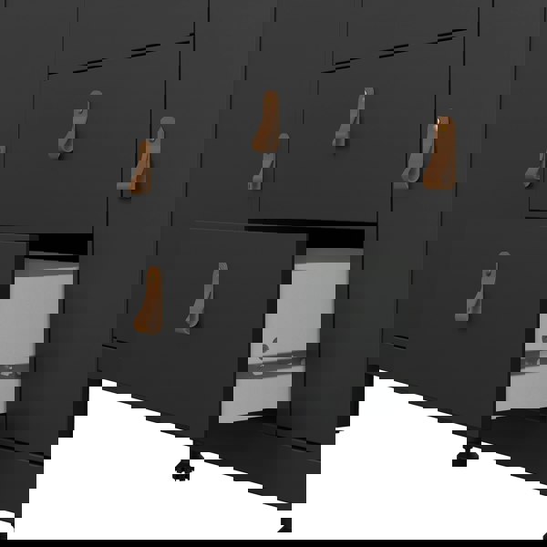 Furniture To Go Barcelona Sideboard 2 doors + 3 drawers  in Matt Black