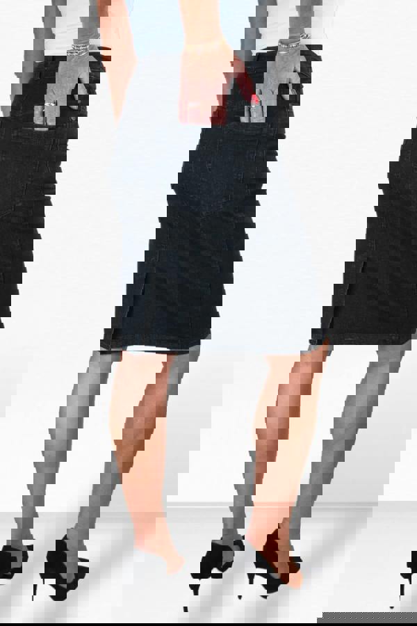 Paulo Due Women's Knee Length Denim Skirt