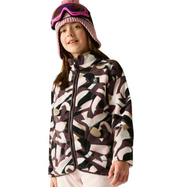 Regatta Childrens/Kids Wing It Abstract Full Zip Fleece Jacket - Huckleberry - 