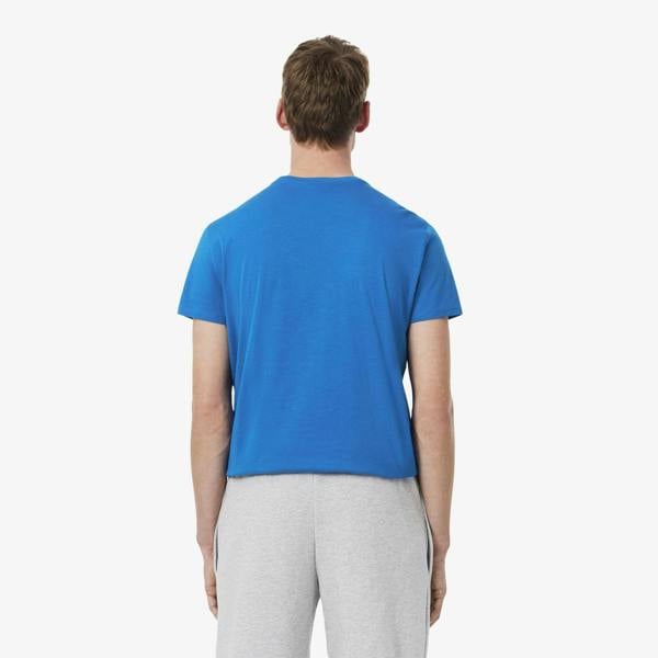 Lacoste Mens Pima Cotton T-Shirt - Blue - 