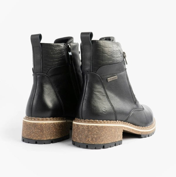 Josef Seibel WAYLYNN 10 Womens Lace Up Ankle Boots Black